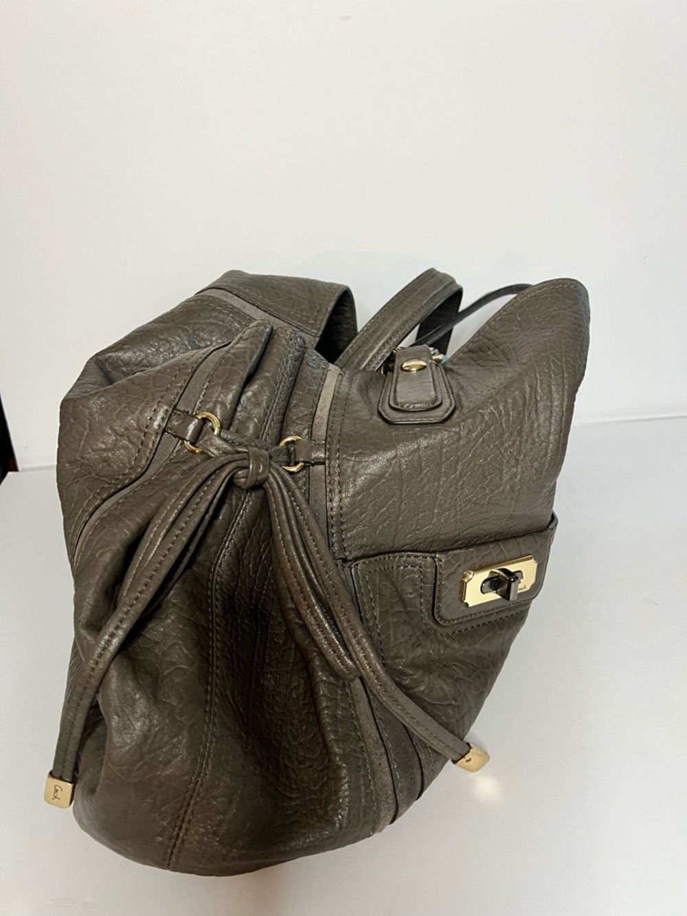 Coach Chelsea Flaship Leather satchel in ash - Picture 8 of 8
